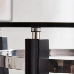 42 in. Round Counter Height Dining Table with Black Solid Wood Base and Glass Top (Seats 4) by Magic Home -Cheap Tidoin Store 250 magic home kitchen dining tables 894 zbz 1331 44 1000