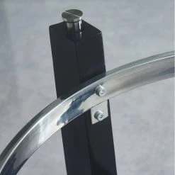 42 in. Round Counter Height Dining Table with Black Solid Wood Base and Glass Top (Seats 4) by Magic Home -Cheap Tidoin Store 250 magic home kitchen dining tables 894 zbz 1331 4f 1000