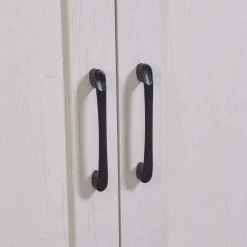 Antique White One-Body Style Pantry Storage Buffet Cabinet with Doors and Adjustable Shelves by Magic Home -Cheap Tidoin Store antique white magic home accent cabinets cs wf289494aaa 77 1000