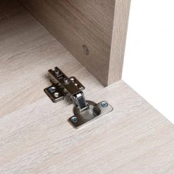 Modern 51.2 in. Wood Barnwood TV Stand with 1 Storage Drawer Fits TV's up to 60 in. with LED Lights by Tidoin -Cheap Tidoin Store barnwood tidoin tv stands elf ydw9 091 1f 1000