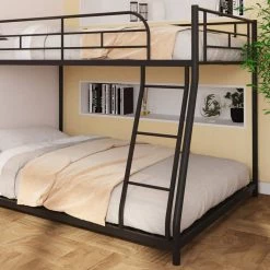 Black Twin Over Twin Metal Bunk Bed by Magic Home 15 Black Twin Over Twin Metal Bunk Bed by Magic Home -Cheap Tidoin Store black magic home bunk beds cs w42721328 31 1000