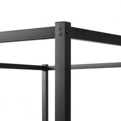 Queen Size Metal Canopy Platform Bed Frame with Headboard,Black by Magic Home -Cheap Tidoin Store black magic home canopy beds cs w42721083 44 1000