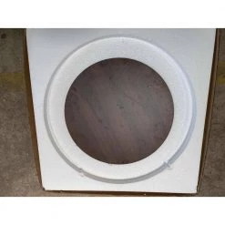 36 in. W Black Metal Frame Modern Round Coffee Table with Walnut Top by Magic Home -Cheap Tidoin Store black magic home coffee tables cs w24714243 76 1000