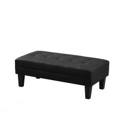 80 in.W Black Faux Leather L-Shape Sectional Sofa Queen Size Bed Sofa Chaise Lounge with Ottoman Bench by Magic Home 13 80 in.W Black Faux Leather L-Shape Sectional Sofa Queen Size Bed Sofa Chaise Lounge with Ottoman Bench by Magic Home -Cheap Tidoin Store black magic home kitchen dining tables cs gs002351aae 1f 1000