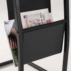 20.4 in. Black C-Top Wood Side Table with Metal Framed by Tidoin -Cheap Tidoin Store black tidoin c tables zoy ydw5 4965 1f 1000
