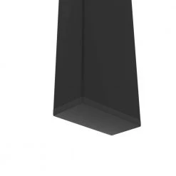 17 in. W x 17 in. D x 20 in. H Black Small Square Double-Deck Glass Coffee Table Modern Side Center Table by Tidoin -Cheap Tidoin Store black tidoin coffee tables jws ydw2 338 76 1000