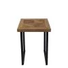 16 in. Black Square Metal Coffee Table with MDF Tabletop by Tidoin -Cheap Tidoin Store black tidoin coffee tables lh ydg1 6365 64 1000