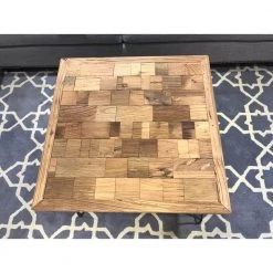 28 in. Black Square Metal Coffee Table with MDF Tabletop by Tidoin -Cheap Tidoin Store black tidoin coffee tables lh ydg1 6366 44 1000