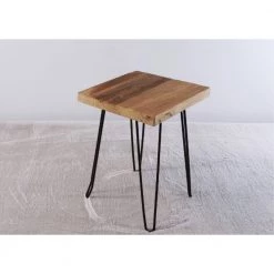 16 in. Black Square Metal Coffee Table with MDF Tabletop by Tidoin 17 16 in. Black Square Metal Coffee Table with MDF Tabletop by Tidoin -Cheap Tidoin Store black tidoin coffee tables lh ydg1 6368 31 1000