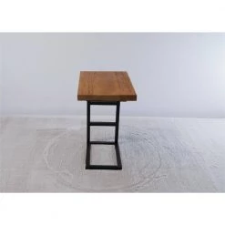 18 in. Black Rectangle Metal Coffee Table with MDF Tabletop by Tidoin -Cheap Tidoin Store black tidoin coffee tables lh ydg1 6369 4f 1000