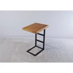 18 in. Black Rectangle Metal Coffee Table with MDF Tabletop by Tidoin -Cheap Tidoin Store black tidoin coffee tables lh ydg1 6369 fa 1000