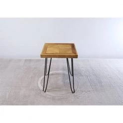 16 in. Black Square Metal Coffee Table with MDF Tabletop by Tidoin -Cheap Tidoin Store black tidoin coffee tables lh ydg1 8197 44 1000