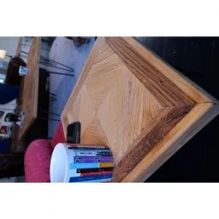 16 in. Black Square Metal Coffee Table with MDF Tabletop by Tidoin -Cheap Tidoin Store black tidoin coffee tables lh ydg1 8197 fa 1000