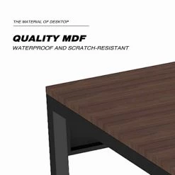 52.7 in. L-Shaped Black Wood Computer Desk Office Table with 2-Hook 1-Shelf and 1-Door Metal Locker by Tidoin -Cheap Tidoin Store black tidoin computer desks ktech ydw6 001 4f 1000