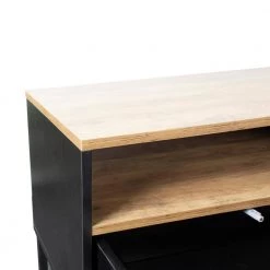 47.24 in. Black Standard Rectangle Wood Console Table with 2-Drawers by Tidoin 16 47.24 in. Black Standard Rectangle Wood Console Table with 2-Drawers by Tidoin -Cheap Tidoin Store black tidoin console tables fm ydw8 3621 44 1000