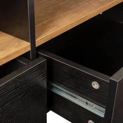 47.24 in. Black Standard Rectangle Wood Console Table with 2-Drawers by Tidoin 17 47.24 in. Black Standard Rectangle Wood Console Table with 2-Drawers by Tidoin -Cheap Tidoin Store black tidoin console tables fm ydw8 3621 fa 1000