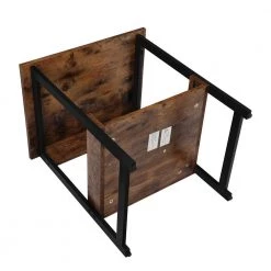 19.69 in. Black Natural Rectangular Wood End Table by Tidoin -Cheap Tidoin Store black tidoin end side tables mz ydw1 0536 4f 1000