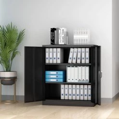 Modern Black Steel File Cabinet Storage Cabinet with 2-Doors and 3-Shelf by Tidoin 21 Modern Black Steel File Cabinet Storage Cabinet with 2-Doors and 3-Shelf by Tidoin -Cheap Tidoin Store black tidoin file cabinets ste ydw2 109 31 1000