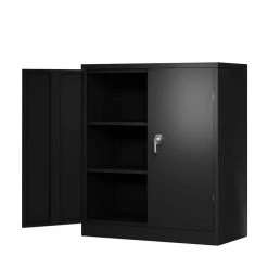 Modern Black Steel File Cabinet Storage Cabinet with 2-Doors and 3-Shelf by Tidoin 16 Modern Black Steel File Cabinet Storage Cabinet with 2-Doors and 3-Shelf by Tidoin -Cheap Tidoin Store black tidoin file cabinets ste ydw2 109 4f 1000