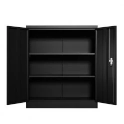 Modern Black Steel File Cabinet Storage Cabinet with 2-Doors and 3-Shelf by Tidoin 14 Modern Black Steel File Cabinet Storage Cabinet with 2-Doors and 3-Shelf by Tidoin -Cheap Tidoin Store black tidoin file cabinets ste ydw2 109 77 1000