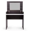 Modern 29.5 in. W x 18.5 in. D x 30.7 in. H Black Wood Vanity Table with 1 Storage Drawer and Mirror by Tidoin -Cheap Tidoin Store black tidoin makeup vanities mz ydw1 9732 64 1000
