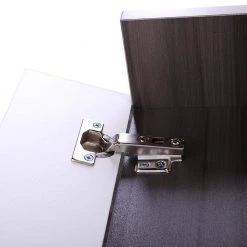 Modern 29.5 in. W x 18.5 in. D x 30.7 in. H Black Wood Vanity Table with 1 Storage Drawer and Mirror by Tidoin -Cheap Tidoin Store black tidoin makeup vanities mz ydw1 9732 76 1000