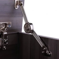 Modern 29.5 in. W x 18.5 in. D x 30.7 in. H Black Wood Vanity Table with 1 Storage Drawer and Mirror by Tidoin -Cheap Tidoin Store black tidoin makeup vanities mz ydw1 9732 fa 1000