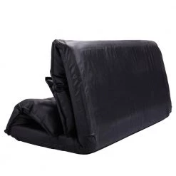 90 in. W Black Leather Large Sofa Bed by Tidoin -Cheap Tidoin Store black tidoin sofa beds mix ydhg 336 fa 1000