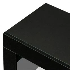 Modern 63 in. Wood Black TV Stand Console Table with 2-Drawers Fits TV's up to 65 in. by Tidoin -Cheap Tidoin Store black tidoin tv stands js ydw3 3138 1f 1000