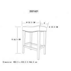 26.18 in. H Blue Backless Ruber Wood Leds Recast Leather Bar Stool (Set of 2) by Magic Home -Cheap Tidoin Store blue magic home bar stools cs w57027895 c3 1000