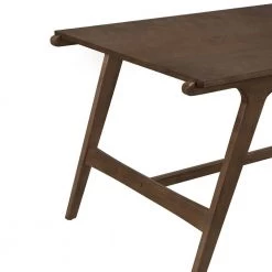 5-Piece Mid-Century Dining Table Set with 4 Faux Leather Dining Chairs,Brown by Magic Home 12 5-Piece Mid-Century Dining Table Set with 4 Faux Leather Dining Chairs,Brown by Magic Home -Cheap Tidoin Store brown magic home dining room sets cs wf194545aae 1f 1000