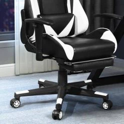 Brown PU Leather High Back Adjustable Managerial Exectuive Ofice Chair with Arms Home Desk Chair by Magic Home -Cheap Tidoin Store brown magic home executive chairs cs w30221950 31 1000