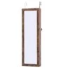 Modern Brown 43.3 in. H x 14.2 in. W Jewelry Armoire Simple Mirror Cabinet with Storage by Magic Home 1 Modern Brown 43.3 in. H x 14.2 in. W Jewelry Armoire Simple Mirror Cabinet with Storage by Magic Home -Cheap Tidoin Store brown magic home jewelry armoires cs w40727671 64 1000