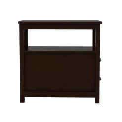 2-Drawer Brown Narrow Nightstand with Open Shelf by Magic Home -Cheap Tidoin Store brown magic home nightstands cs w28206526 1f 1000