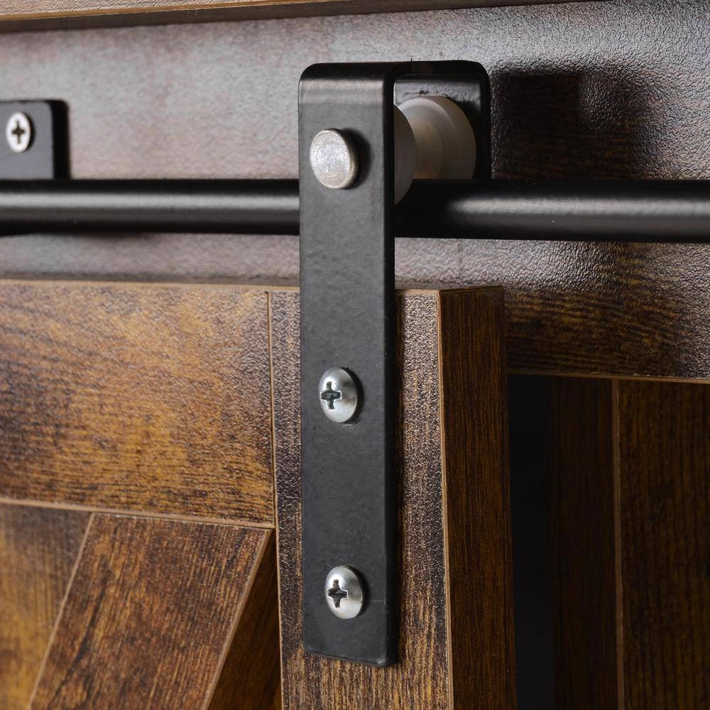 51.9 in. Brown TV Stand Entertainment Center with 2 Shelves and 2 Doors Fits TV's Up to 55 in. by Magic Home 9 51.9 in. Brown TV Stand Entertainment Center with 2 Shelves and 2 Doors Fits TV's Up to 55 in. by Magic Home - Image 7