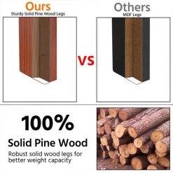 21.65 in. D x 39.37 in. W x 17.71 in. H Brown Standard Rectangle Coffee Table by Tidoin 13 21.65 in. D x 39.37 in. W x 17.71 in. H Brown Standard Rectangle Coffee Table by Tidoin -Cheap Tidoin Store brown tidoin coffee tables hg ydw1 2355 1f 1000