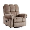 Brown Electric Power Lift with Heat Therapy and Massage,Padded Arms and Back, Camel Brown by Magic Home -Cheap Tidoin Store camel brown magic home recliners cs pp190323aab 64 1000