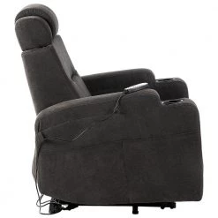 Power Reomte Control Lift Upholstered Extra-wide Seat Recliner Chair with Heat,Massage,Pocket and Cup Holder, Dark Brown by Magic Home -Cheap Tidoin Store dark brown magic home recliners cs wf197819aae 31 1000