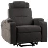 Power Reomte Control Lift Upholstered Extra-wide Seat Recliner Chair with Heat,Massage,Pocket and Cup Holder, Dark Brown by Magic Home -Cheap Tidoin Store dark brown magic home recliners cs wf197819aae 64 1000