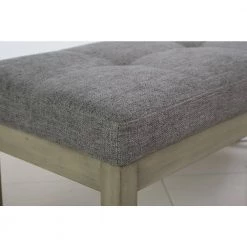 16.14 in. D x 45.28 in. W x 18.9 in. H Dark Gray Upholstered Bench with Wood Legs by Tidoin 16 16.14 in. D x 45.28 in. W x 18.9 in. H Dark Gray Upholstered Bench with Wood Legs by Tidoin -Cheap Tidoin Store dark brown tidoin bedroom benches lxz ydzc 18dg 44 1000