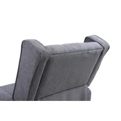 Dark Gray Polyester Linen Comfortable Rocking Chair Accent Chair with Arms by Magic Home -Cheap Tidoin Store dark gray magic home rockers gliders ottomans cs w39524907 1f 1000