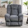 Electric Power Overstuffed Recliner Chair with USB Charge Port,Dark Grey by Magic Home -Cheap Tidoin Store dark grey magic home recliners cs pp194010baa 64 1000