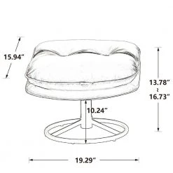 Modern Velvet Fabric Living Room Accent Chair Armchair with Ottoman,Gray by Magic Home -Cheap Tidoin Store gray magic home accent chairs cs w39527142 4f 1000