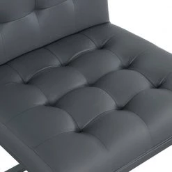 Modern Grey High Counter Bar Stool Pu Bar Chair with Metal Legs (set of 2) by Magic Home -Cheap Tidoin Store gray magic home bar stools cs pp196910aad 1f 1000