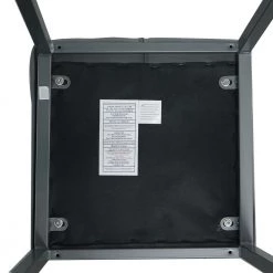 Modern Grey High Counter Bar Stool Pu Bar Chair with Metal Legs (set of 2) by Magic Home -Cheap Tidoin Store gray magic home bar stools cs pp196910aad 44 1000