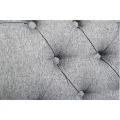 Gray Color Fabric Rubber Wood Legs Dinng Chairs Side Chairs with Nailheads (Set of 2) by Magic Home -Cheap Tidoin Store gray magic home dining chairs cs w57027889 fa 1000