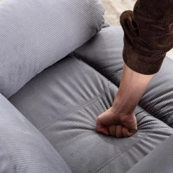 Upholstered Manual Swivel Glider Recliner Nursery Rocking Chair with Durable Fabric,Grey by Magic Home 13 Upholstered Manual Swivel Glider Recliner Nursery Rocking Chair with Durable Fabric,Grey by Magic Home -Cheap Tidoin Store gray magic home recliners cs pp039116eaa 4f 1000