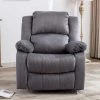 Upholstered Manual Swivel Glider Recliner Nursery Rocking Chair with Durable Fabric,Grey by Magic Home -Cheap Tidoin Store gray magic home recliners cs pp039116eaa 64 1000