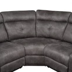 104 in. Gray Manual Polyester Reclining Sectional Corner Sofa with Cup Holders and Storage Box for Living Room by Magic Home -Cheap Tidoin Store gray magic home sofas couches cs w82234341 4f 1000