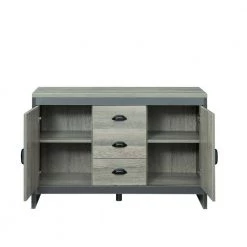 44.48 in. Gray Wood Accent Storage Cabinet with 2 Doors and 3 Drawers by Tidoin 14 44.48 in. Gray Wood Accent Storage Cabinet with 2 Doors and 3 Drawers by Tidoin -Cheap Tidoin Store gray tidoin accent cabinets js ydw3 0104 77 1000